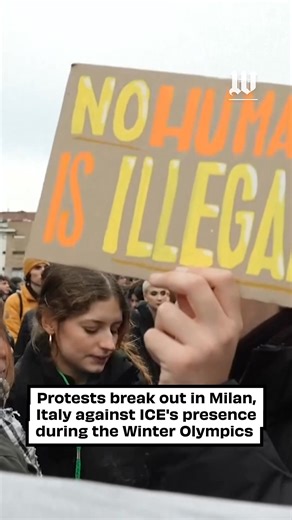 Protestors gather against presence of US ICE officers during Winter Olympics | The Washington Times