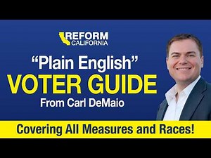 Get the Reform California Voter Guide - November 2026