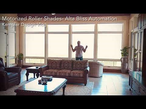 Alta Window Fashions Bliss Automation for Motorized Roller Shades