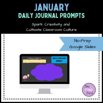 January Journal Prompts for Grades 3rd - 5th | Flexible SEL & Community Building
