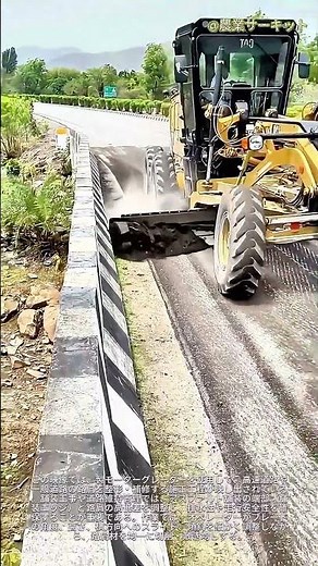 製モーターグレーダーによる完璧な路肩の造成 — モーターグレーダーはいかにして高速道路の路肩を舗装・拡幅するのか — アスファルトの縁（エッジ）補修におけるCAT製モーターグレーダーのブレード操作技術