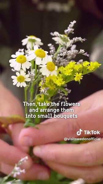 Create Your Own Midsummer Flower Crown in Sweden