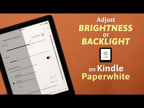 Kindle Paperwhite: How to Adjust Brightness! [Turn On/Off Backlight]