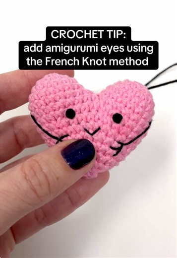 Amigurumi Tips: Using French Knot for Eyes