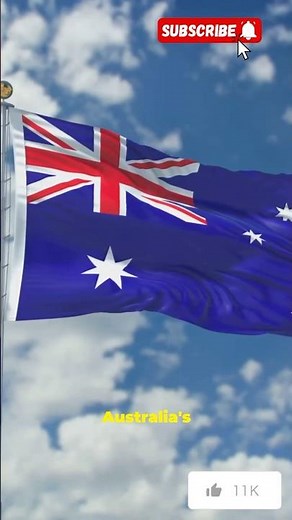 Why Australia’s Flag Looks Like This | Hidden History in 30 Second #shorts #australia