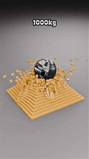 Wood Blocks Piramid / Physics Simulation