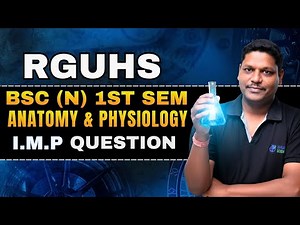 🚨 RGUHS nursing 2026 Exam: Anatomy & Physiology के 20 SURE SHOT Questions! BSc Nursing 1st Sem