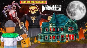 Fought the Halloween Mansion Boss in Spooky Simulator
