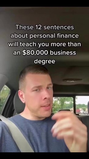 153K views · 1.1K reactions | 12 sentences about personal finance that taught me more than my $80k business degree #personalfinance #money #wealth #stockmarket #investing #finance | Basic Financial Literacy | Facebook