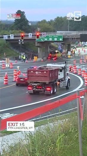 Timelapse: Watch drivers navigate Vermont's first diverging diamond interchange