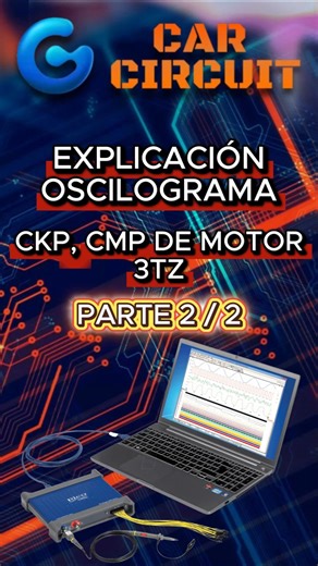 Explanation of the CKP and CMP Oscillogram of a 3TZ Motor, Part 2-2 #carcircuit #electromechanics...