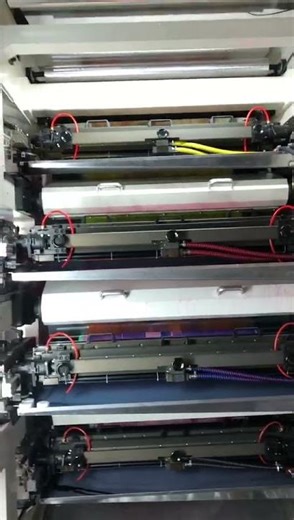 8 Colors Film Gearless Flexo Printing Machine#flexoprintingmachine