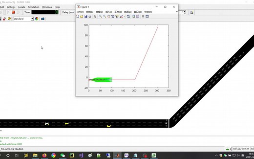 Sumo-Matlab联合仿真速度规划