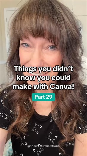 Kat Cornell | Canva Tips + Training on Instagram: "You’ve probably made QR codes in Canva, but did you know you can turn your actual Canva designs into QR codes too? 🤯 Simply go to Share → See All → QR Code, choose your page, and generate a scannable version of your design. You can link it to your website, product page, or even a digital download. ✨ Pro Tip: Make sure your text is large enough and not covered by the QR “eyes.” This feature is available for Canva Pro users, but you can test it o