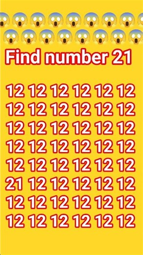 find number 21