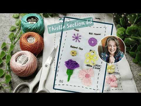 6d This Is The Easiest Embroidery EVER! ••• 3D FLOWERS #handembroidery #handmade #almost