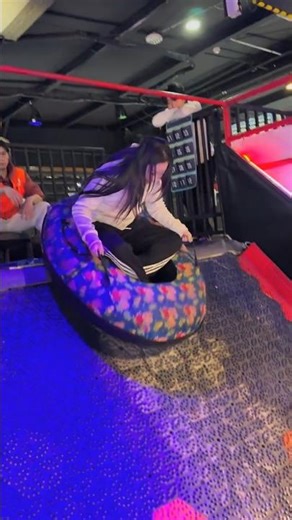 Huge Indoor Slide Adventure! | Donut Tubing Fun 🍩