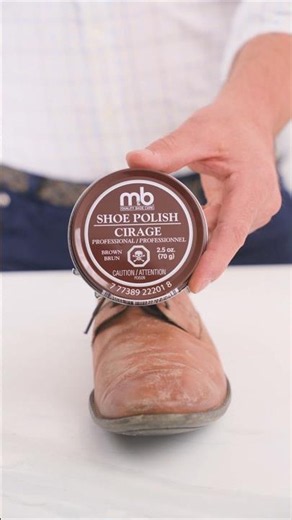 Save this! The classic, 3-step shoe shine lesson. 👞✨