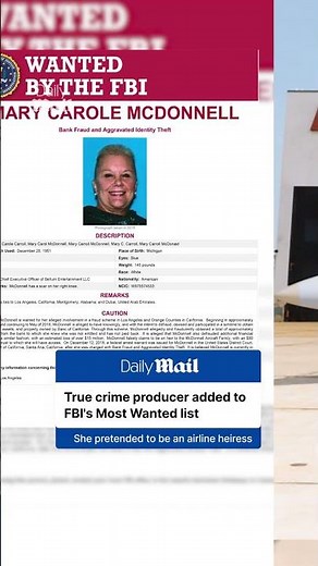True crime producer added to FBI's most wanted list