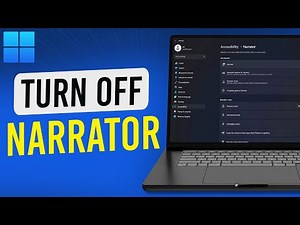 How To Turn Off Narrator In Windows 11