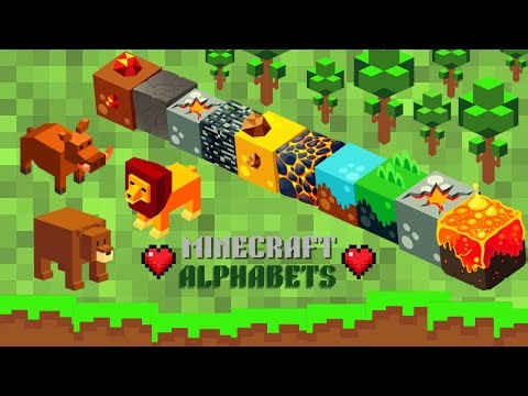Alphabet Song for Toddlers | Learn ABCs with Minecraft Blocks | ABC Song | Fun Minecraft Videos