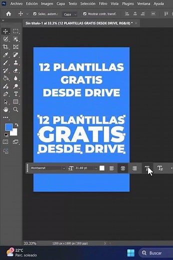 Photoshop! Self-adjusting text 🚀