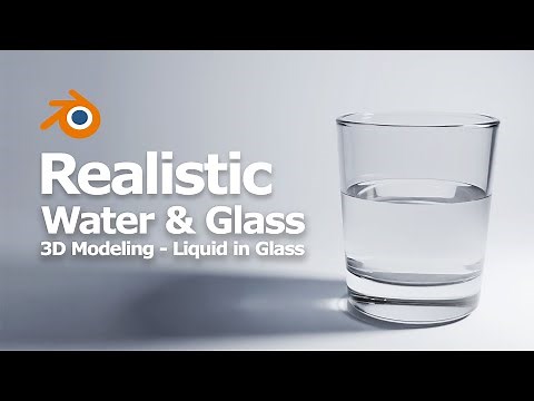 How to make Realistic Water in Glass | Liquid in Glass | Blender