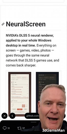 DLSS 5 NeuralScreen for Desktop #nvidia #dlss5 #windows #neuralscreen