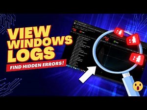 How to View Windows Logs (Step-by-Step Guide to Find Hidden Errors) 🔍💻