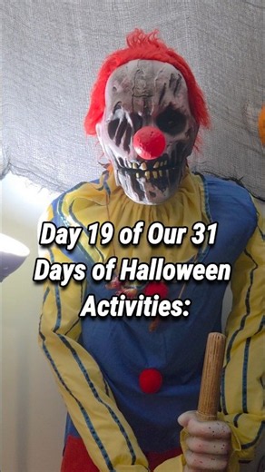 🎃 Day 19 of our 31 Days of Halloween Activities! 👻 Decorate Your House! 🕷