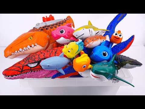 Satisfying With Unboxing ZURU Robo Alive Mosasaurus, Baby Shark & Nemo Fish Swimming | Review Toys