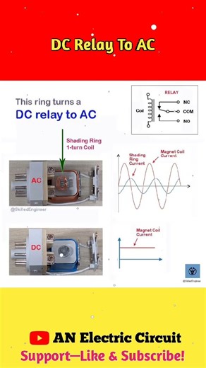DC Relay To AC | #shortsfeed #electronic