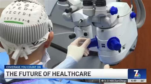 An ophthalmologist in San Diego just performed the first Apple Vision Pro-assisted cataract eye surgery.Dr. Tommy Korn (aka medicine's first "chief spatial computing medical officer") did it as part of a clinical study.Main benefits are easy access to patient info (visual overlay) while the process is easier to manage than wheeling around to various computers and monitors (much more comfortable)."Doctors have been sitting in front of a microscope since 1946,” says Korn. “I don’t ever want to go 