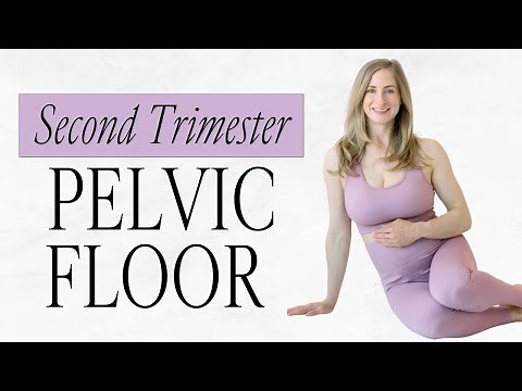 10 Minute Second Trimester Deep Core Workout - Strengthen Your Core + Pelvic Floor For Pregnancy