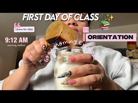 GRWM For The First Day Of College ✨📚| Orientation
