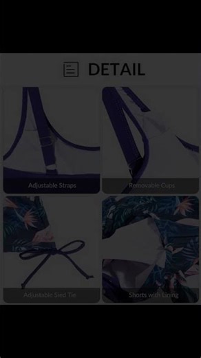 Explore the Yonique Blouson Tankini!