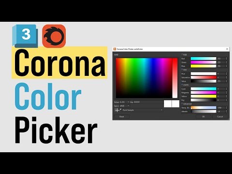 Accurate Lighting & Colors with Corona Improve Color Picker