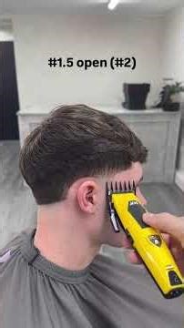 Here’s a Taper fade tutorial using the lambo clippers 💨💥 #haircut #barber #tutorial #pov