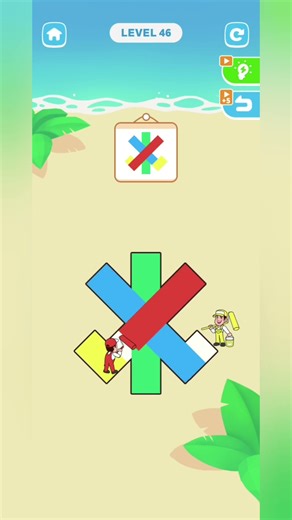 Brush Master level 47#ammycandycrush #shorts #mobilegame #puzzlegames #gameplay