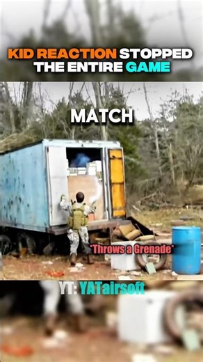 Kid Freaks Out Changes The Entire AIRSOFT Game… 😳 (​⁠‪@YATairsoft‬)