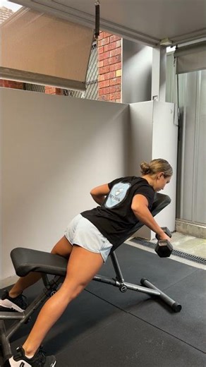 Chest Supported Semi Pronated DB Row