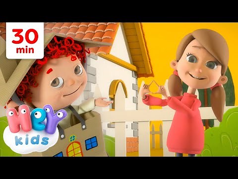 Ich hab ein kleines Haus 🏠 | Lieder für Kinder | HeyKids Kinderlieder TV