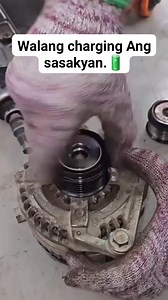 Overrunning alternator pulley palit kung walang charging Ang inyong sasakyan.. #fblifestype #highlight #followers | Happy Pilipinas