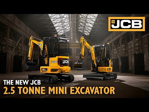 The NEW JCB 2.5 Tonne Mini Excavator