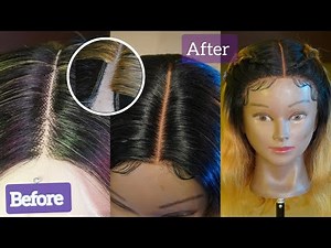 😱How To Fix Part 2 | Hair Ventilation On A Small T Part Lace Front Wig | Very Detailed Tutorial