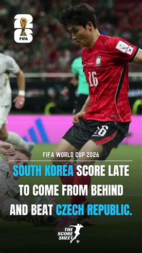 🔥 South Korea Stage Stunning Comeback! 🇰🇷 Beat Czech Republic 2-1 | World Cup 2026
