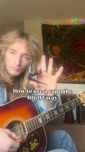 Chase Cavacco on Instagram: "You can thank me later 😉 #guitarist #acousticguitar #capo #ragebait #guitarplayer"