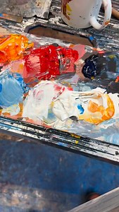 Adding perspective lines. #art #artist #painting | Paul Kenton