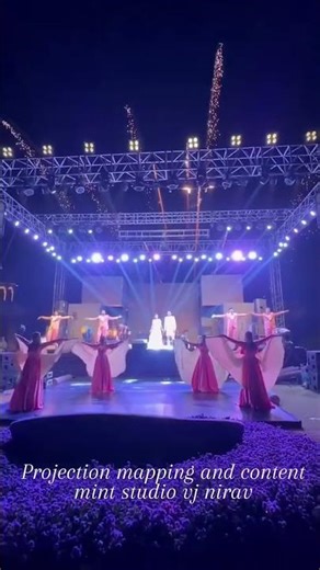 kabuki projection mapping entry for bride groom #wedding #brideandgroom #entry #varmala