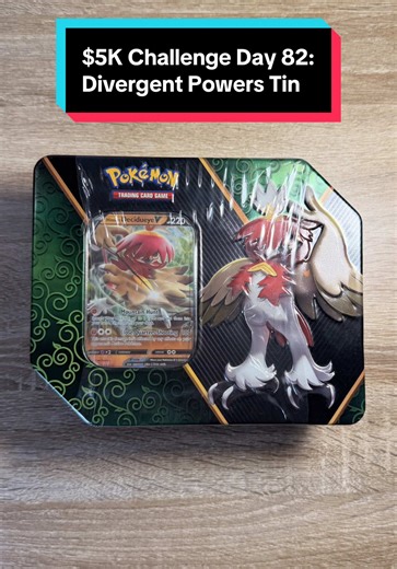 Divergent Powers Hisuian Decidueye V Tin Pack Opening! (Day 82) Pulling $5,000 Worth of Pokemon Cards #pokemontcg #pokemon #pokemoncards #pokemoncardsopening #evolvingskies